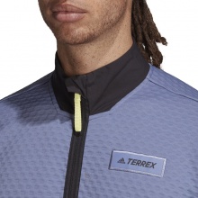 adidas Fleecepullover Terrex Utilitas Hike Half-Zip niebieski męski